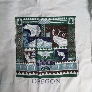 Deadstock Vintage Oregon Outdoors Nature Tribal T-Shirt